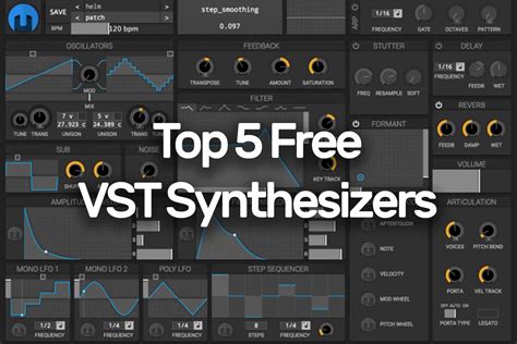 Top 5 Free VST Synthesizers