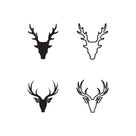 Vector Graphic Design Of A Deer Featuring An Illustration Of The ...