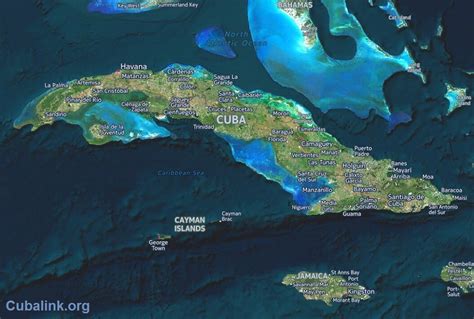 Satelite De Cuba Mapa