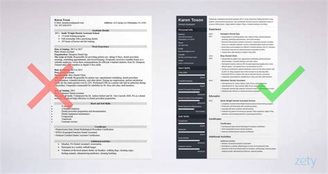 One Page Resume Template Free Database