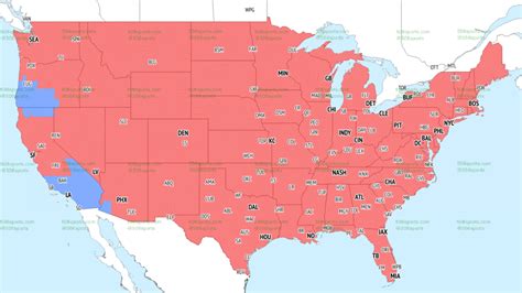 NFL Week 17 coverage map: TV schedule for CBS, Fox regional broadcasts ...