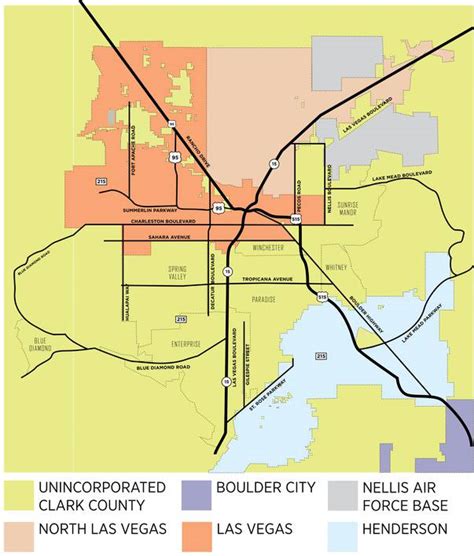 Las Vegas vs. Clark County: There are differences between living in ...