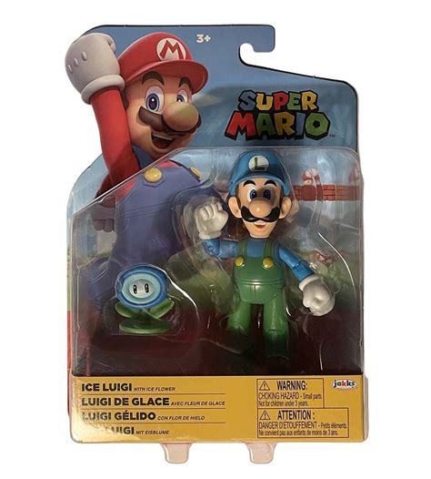 World of Nintendo Super Mario: Ice Luigi Action Figure - Visiontoys