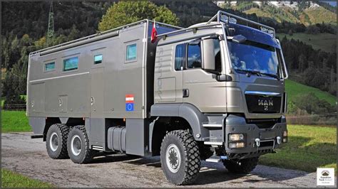 MAN TGS 26.480 6x6 Expedition Truck with large 3 door garage and ...