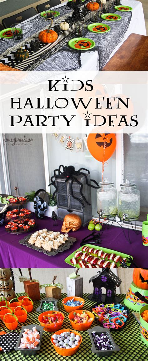 Kids Halloween Party Ideas - Honeybear Lane