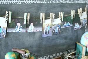 Clothespin Photo Display