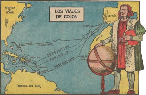 Los viajes de Cristóbal Colon - ¡¡RESUMEN COMPLETO + MAPAS!!