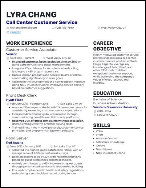 32 Customer Service Resume Examples for 2024