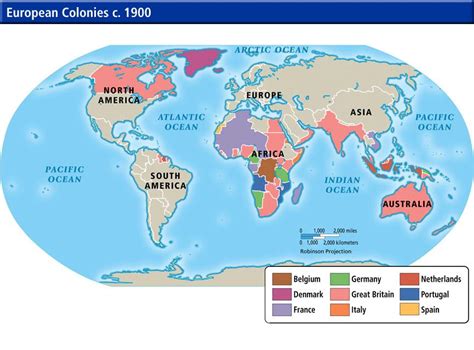 European Colonialism Map