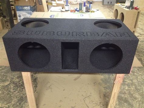 Chevy Suburban 4 12" Chevy Speaker Box Sub Subwoofer Enclosure Big Bas ...