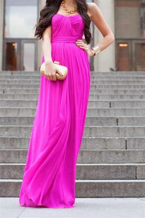 5+Fuschia Color Dresses - Trending Now