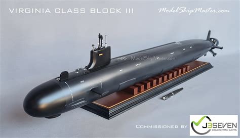 Virginia class submarine model