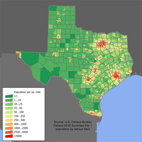 Texas population density map | Map, Small luxury hotels, Texas