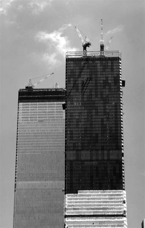 Twin Towers Construction Photograph by John Schneider