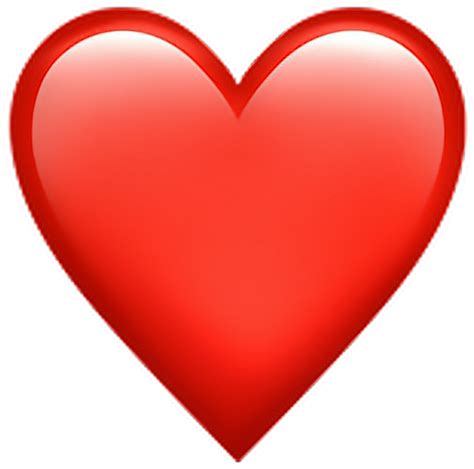 Download Discover The Coolest - Red Heart Emoji Apple, HD Png Download ...