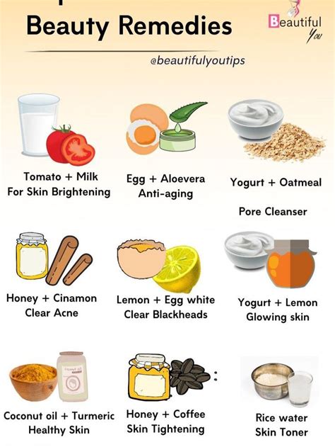 beauty tips| glowing skin|care & natural remedies | Homemade skin care ...