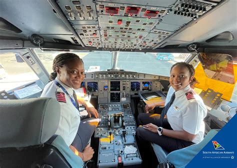 South African Airways: Two Black Female Pilots Fly Plane Together for ...