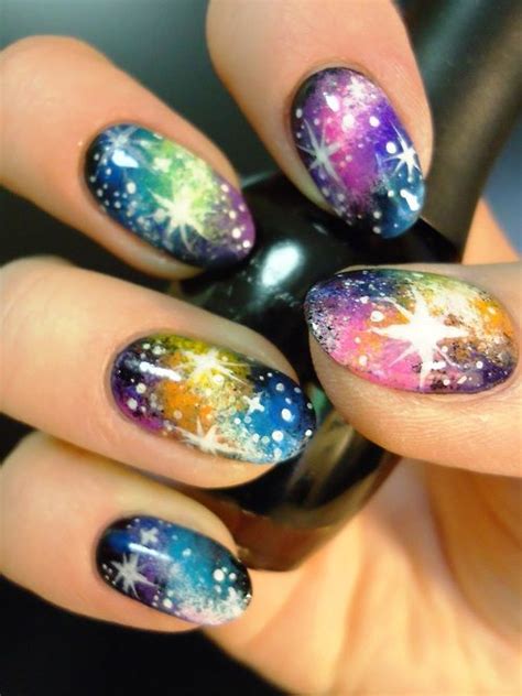 19 Amazing Rainbow Nail Art Designs - Pretty Designs