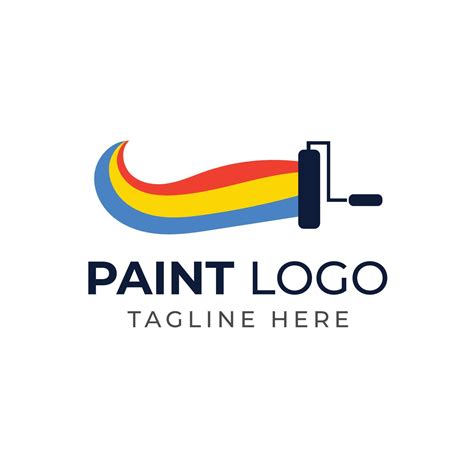 Paint brush logo design vector template 22677921 Vector Art at Vecteezy