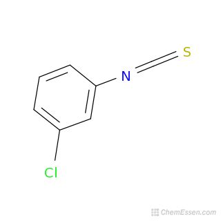 3-Chlorophenyl isothiocyanate Structure - C7H4ClNS - Over 100 million ...