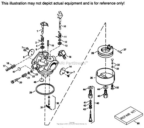 Tecumseh TEC-632697 Parts Diagram for Carburetor