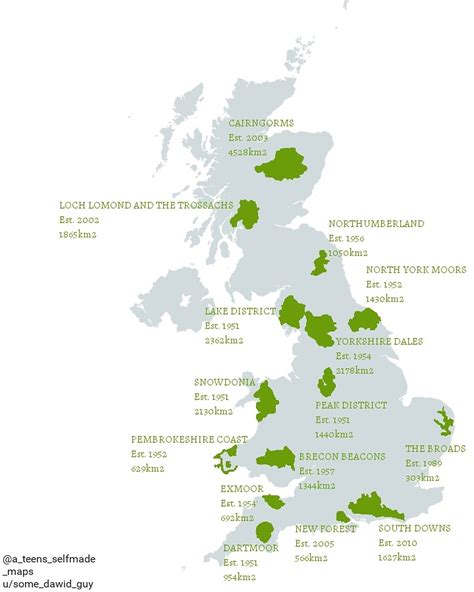 The UK National Parks Map, Guide And Visiting Tips, 43% OFF