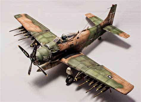 A1E Skyraider | Model airplanes, Model aircraft, Model planes