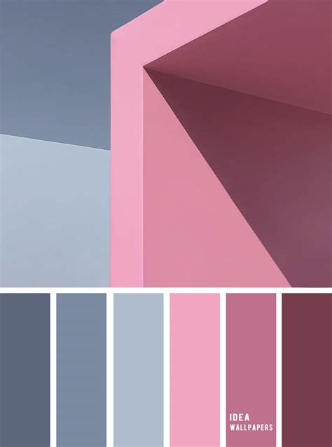 19 The perfect pink color combinations { Pink hues + Blue Grey } - Idea ...