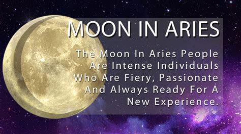 Aries Moon Sign