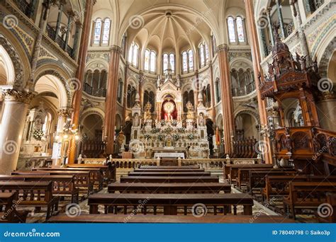 Basilica Del Santisimo Sacramento Stock Photo - Image of landmark ...