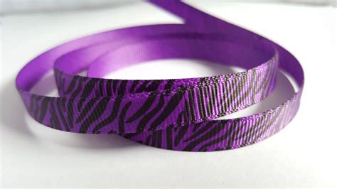 Zebra Print Ribbon Zebra Ribbon Animal Print Ribbon Printed | Etsy