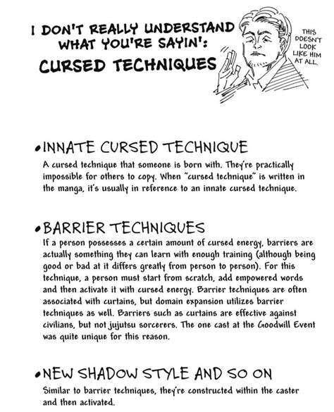 Cursed Techniques Part 1 | Jujutsu, Techniques, Writing inspiration