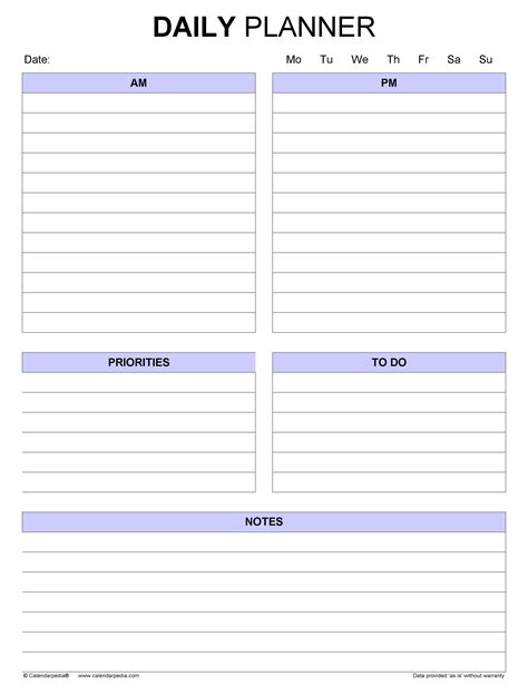 Microsoft Planner Template