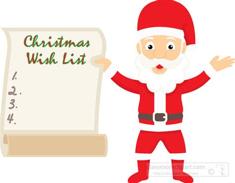 Christmas Clipart Clipart- christmas-wish-list-2A-clipart - Classroom ...