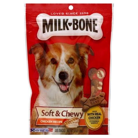 Milk-Bone Soft & Chewy Chicken Flavor 5.6oz : Target