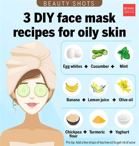 DIY face mask recipes for oily skin - Times of India