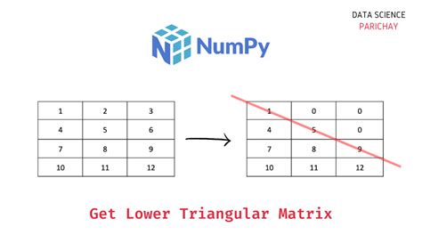 Numpy - Get the Lower Triangular Matrix (With Examples) - Data Science ...