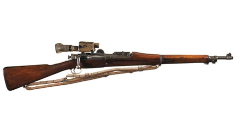 World War I Springfield Model 1903 Bolt Action Sniper Rifle | Rock ...