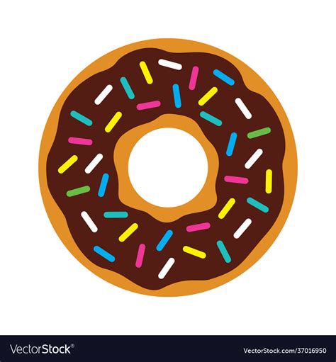 Donut Royalty Free Vector Image - VectorStock