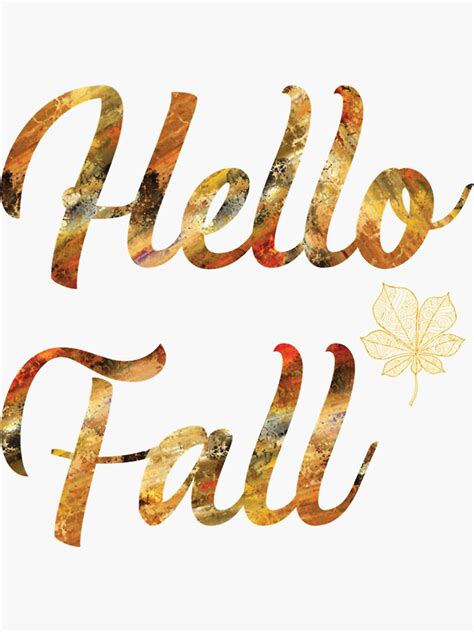 "Hello Fall PNG, Fall PNG, Instant Digital Download, Hello Fall Clip ...