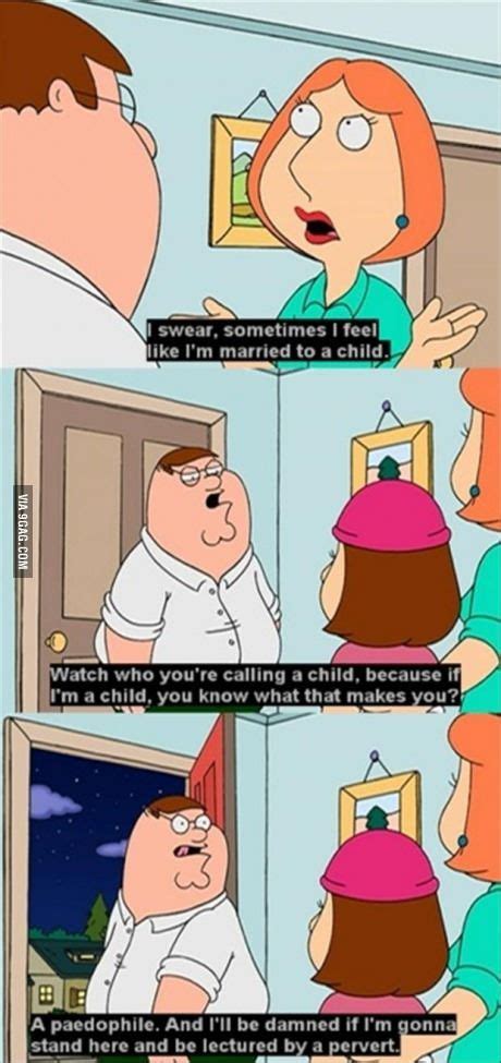 A brilliant comeback from Peter Griffin | Family guy funny, Family guy ...