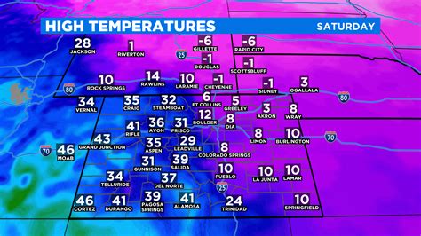 Colorado Weather: Snow Moving In, Wild Temperature Divide Across ...