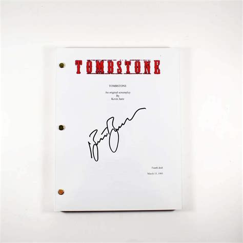 SAM ELLIOTT SIGNED AUTOGRAPH TOMBSTONE FULL MOVIE SCRIPT, 43% OFF