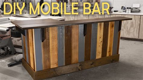 How To Build A Mobile In Home Bar Woodworking You