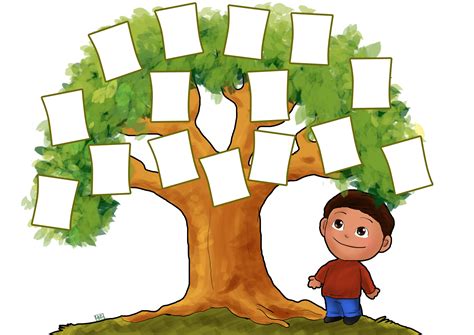 family tree clipart Create A Family Tree, Family Tree For Kids, Trees ...