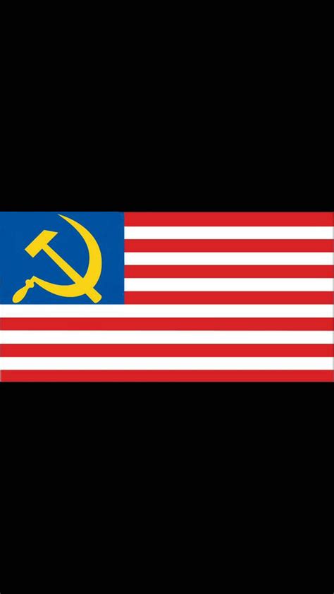 american flag with hammer and sickle by boatride01 on DeviantArt