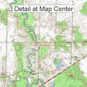 Amazon.com : USGS Topographic Quadrangle Map - De Witt, Arkansas ...