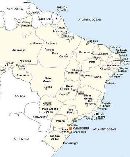 Playas de Brasil: Mapas de Camboriú Rio Grande Do Sul, States Of Brazil ...