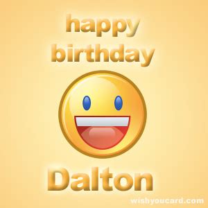 Happy Birthday Dalton Free e-Cards