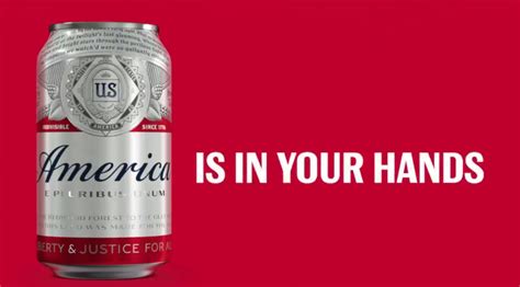 Budweiser becomes "America." Drink up. Or not.